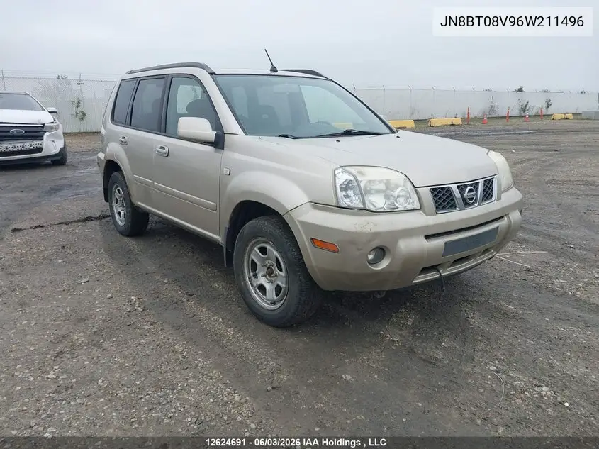 2006 Nissan X-Trail Bonavista Edition/Le/Se/Xe VIN: JN8BT08V96W211496 Lot: 12624691