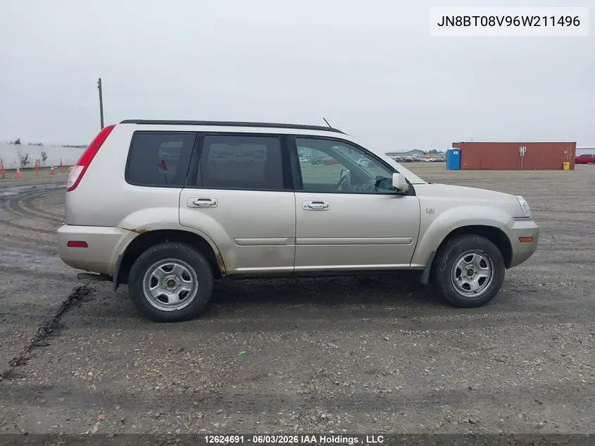 2006 Nissan X-Trail Bonavista Edition/Le/Se/Xe VIN: JN8BT08V96W211496 Lot: 12624691