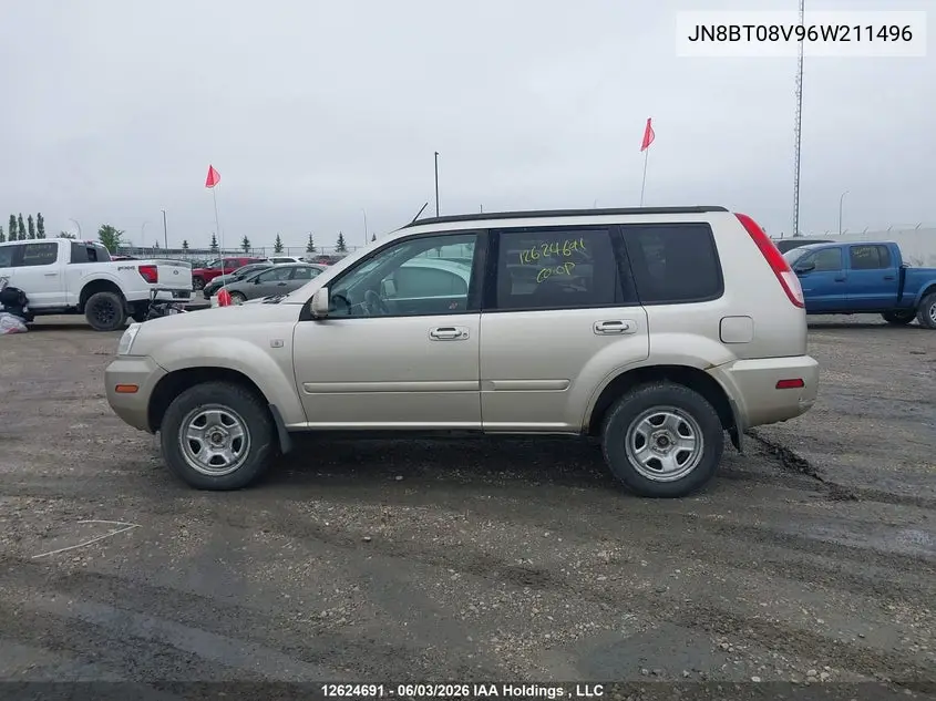 2006 Nissan X-Trail Bonavista Edition/Le/Se/Xe VIN: JN8BT08V96W211496 Lot: 12624691