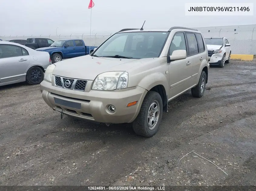 2006 Nissan X-Trail Bonavista Edition/Le/Se/Xe VIN: JN8BT08V96W211496 Lot: 12624691