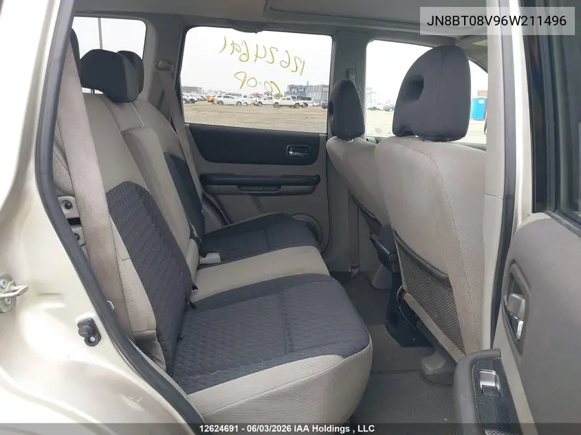 2006 Nissan X-Trail Bonavista Edition/Le/Se/Xe VIN: JN8BT08V96W211496 Lot: 12624691