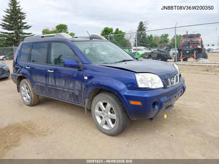 2006 Nissan X-Trail Xe/Se VIN: JN8BT08V36W200350 Lot: 30091623