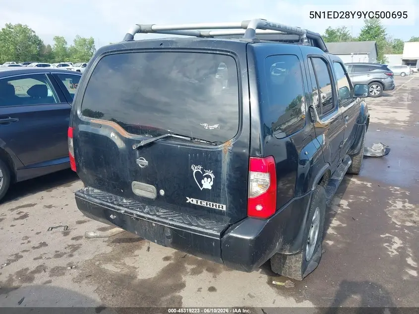 2000 Nissan Xterra Se/Xe VIN: 5N1ED28Y9YC500695 Lot: 45319223