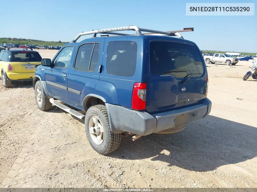 2001 Nissan Xterra Se VIN: 5N1ED28T11C535290 Lot: 45207267