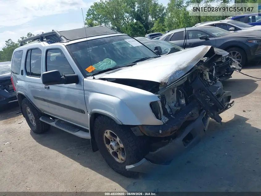 2001 Nissan Xterra Xe VIN: 5N1ED28Y91C554147 Lot: 45330680