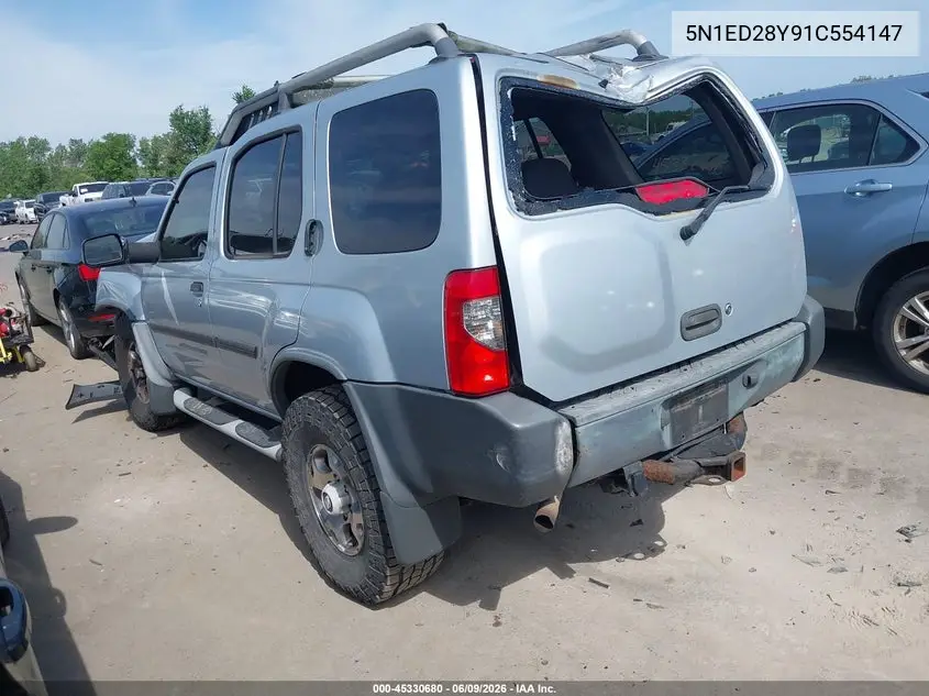 2001 Nissan Xterra Xe VIN: 5N1ED28Y91C554147 Lot: 45330680