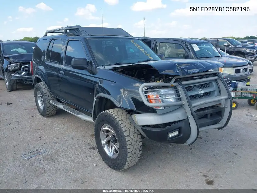 2001 Nissan Xterra Xe VIN: 5N1ED28Y81C582196 Lot: 45395039