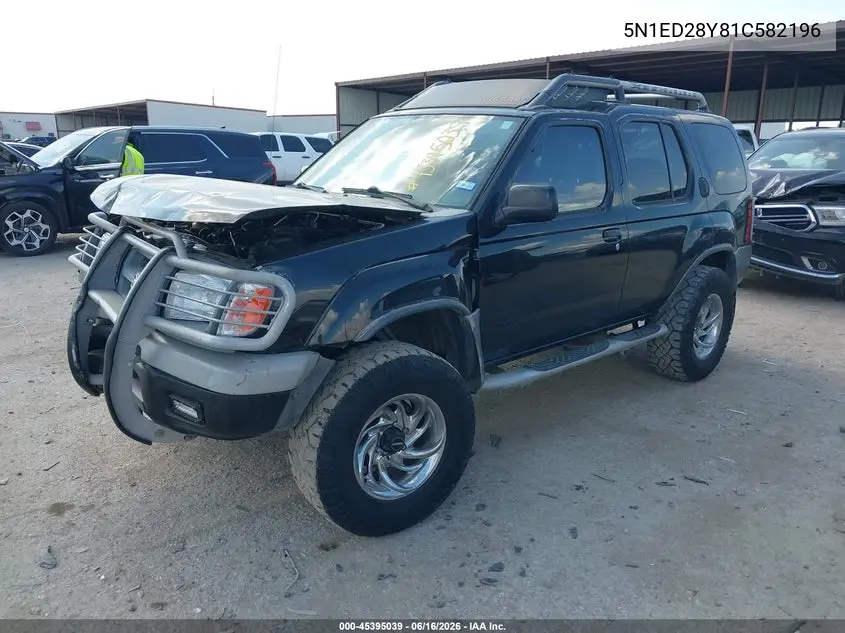 2001 Nissan Xterra Xe VIN: 5N1ED28Y81C582196 Lot: 45395039