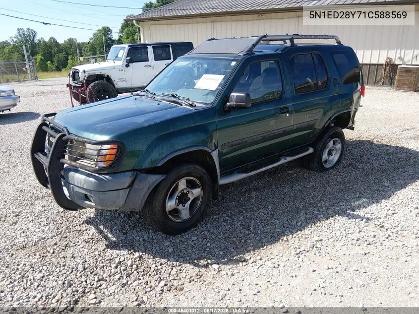 2001 Nissan Xterra Se VIN: 5N1ED28Y71C588569 Lot: 45401012