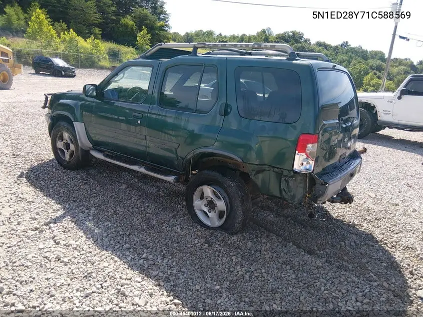 2001 Nissan Xterra Se VIN: 5N1ED28Y71C588569 Lot: 45401012