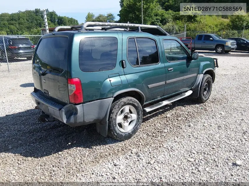 2001 Nissan Xterra Se VIN: 5N1ED28Y71C588569 Lot: 45401012