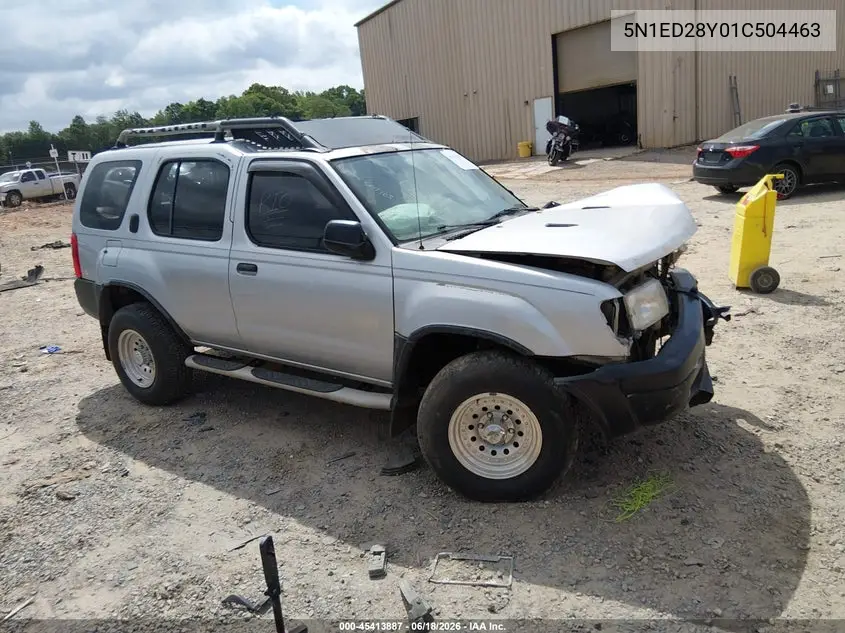 2001 Nissan Xterra Xe VIN: 5N1ED28Y01C504463 Lot: 45413887