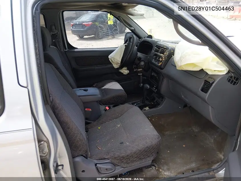 2001 Nissan Xterra Xe VIN: 5N1ED28Y01C504463 Lot: 45413887