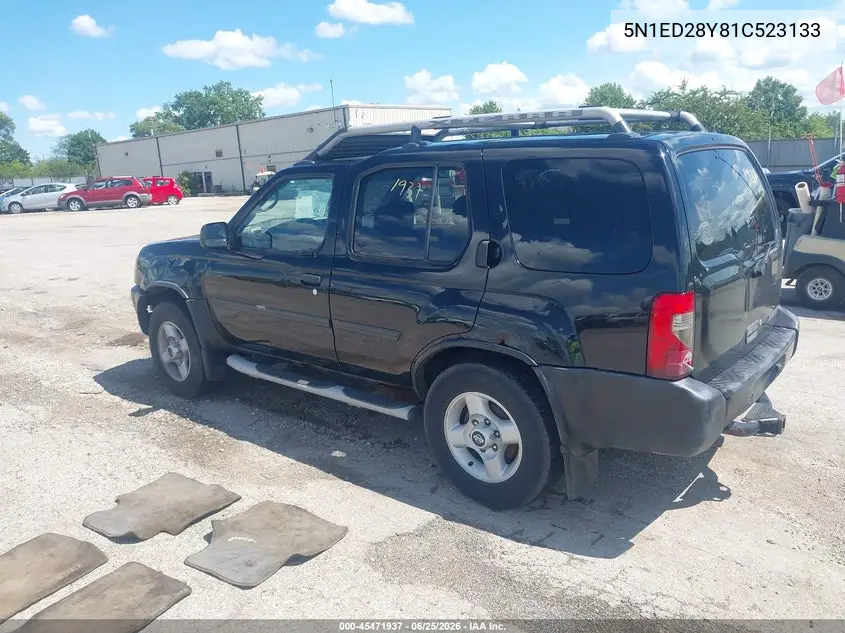 2001 Nissan Xterra Se VIN: 5N1ED28Y81C523133 Lot: 45471937