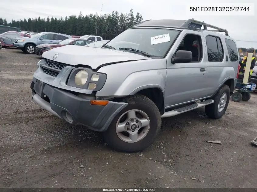 5N1ED28T32C542744 2002 Nissan Xterra Xe