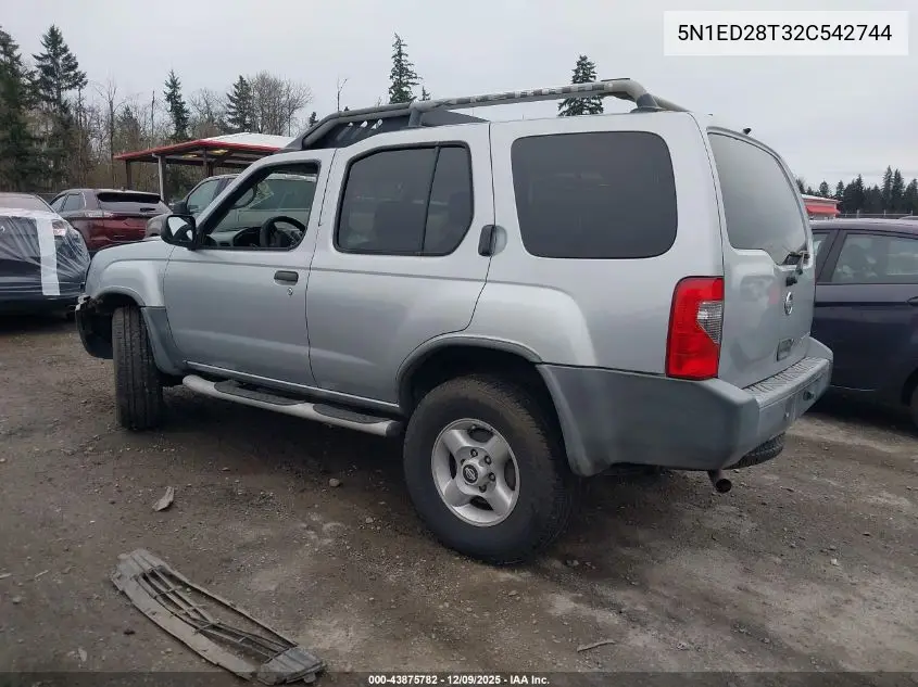 5N1ED28T32C542744 2002 Nissan Xterra Xe