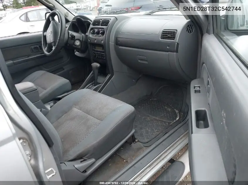 5N1ED28T32C542744 2002 Nissan Xterra Xe