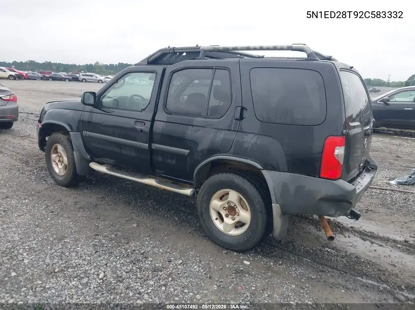 5N1ED28T92C583332 2002 Nissan Xterra Xe
