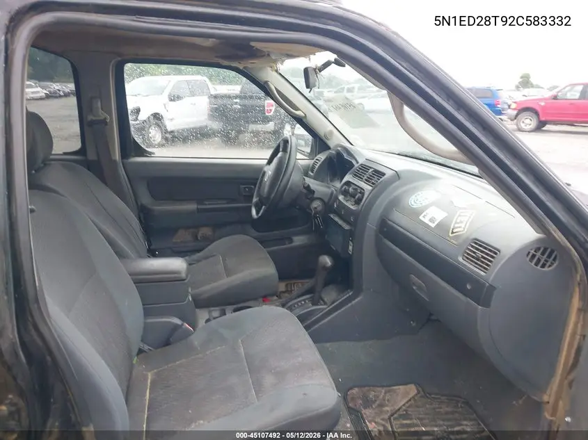 5N1ED28T92C583332 2002 Nissan Xterra Xe
