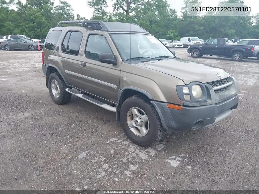 2002 Nissan Xterra Xe VIN: 5N1ED28T22C570101 Lot: 45347534