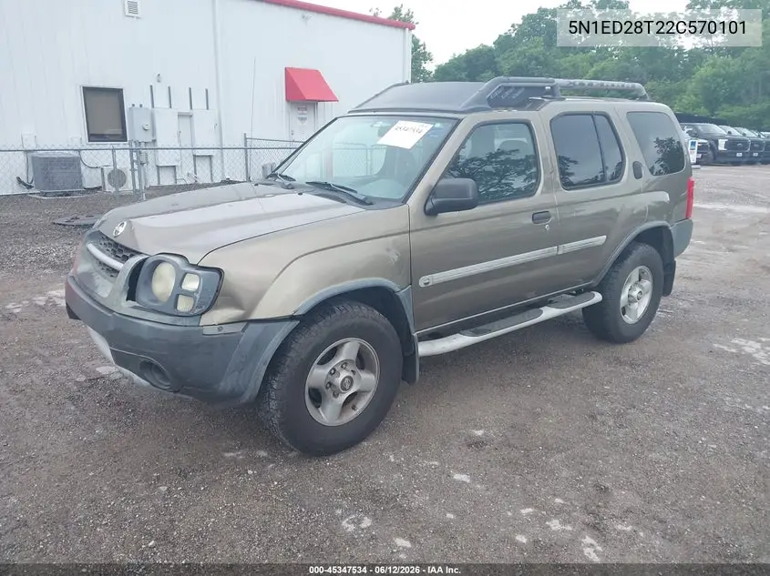 2002 Nissan Xterra Xe VIN: 5N1ED28T22C570101 Lot: 45347534