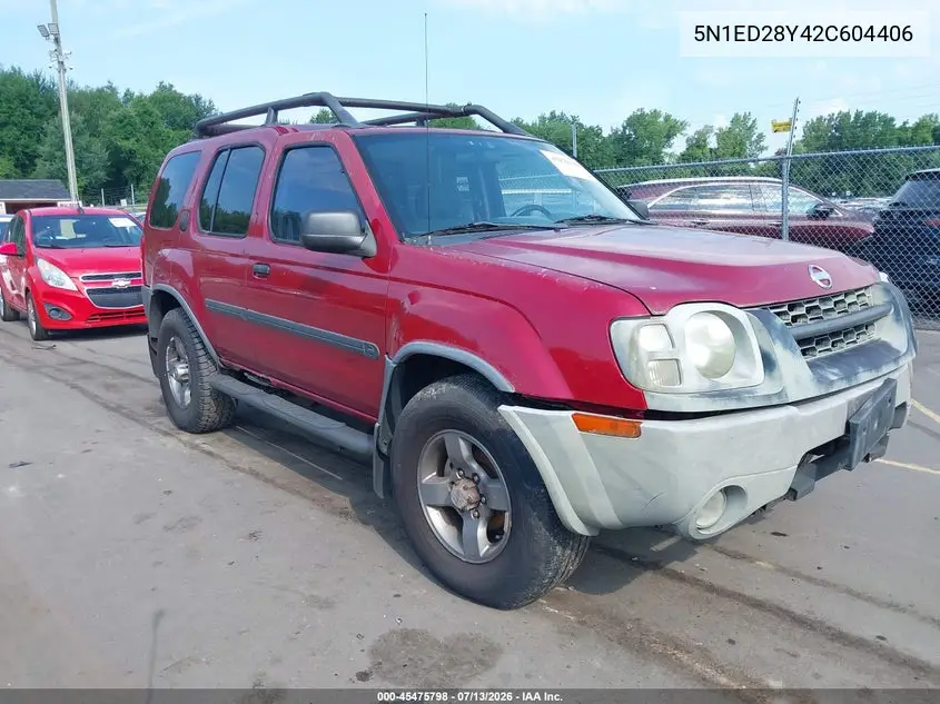 2002 Nissan Xterra Se VIN: 5N1ED28Y42C604406 Lot: 45475798