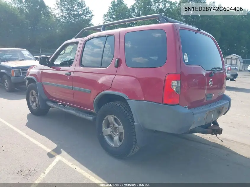2002 Nissan Xterra Se VIN: 5N1ED28Y42C604406 Lot: 45475798