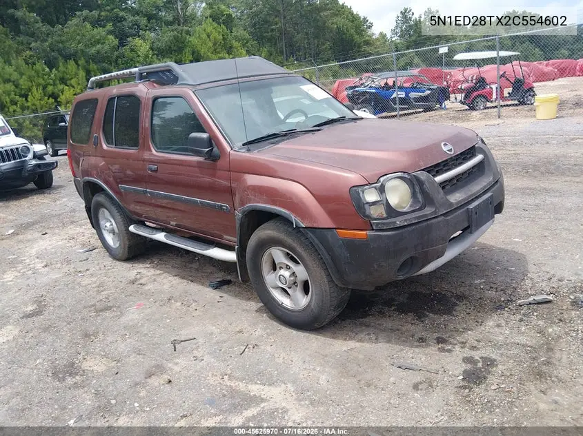 2002 Nissan Xterra Xe VIN: 5N1ED28TX2C554602 Lot: 45625970