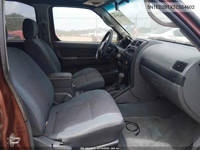 2002 Nissan Xterra Xe VIN: 5N1ED28TX2C554602 Lot: 45625970