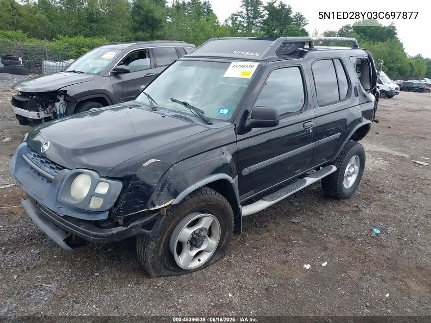 2003 Nissan Xterra Xe VIN: 5N1ED28Y03C697877 Lot: 45396539