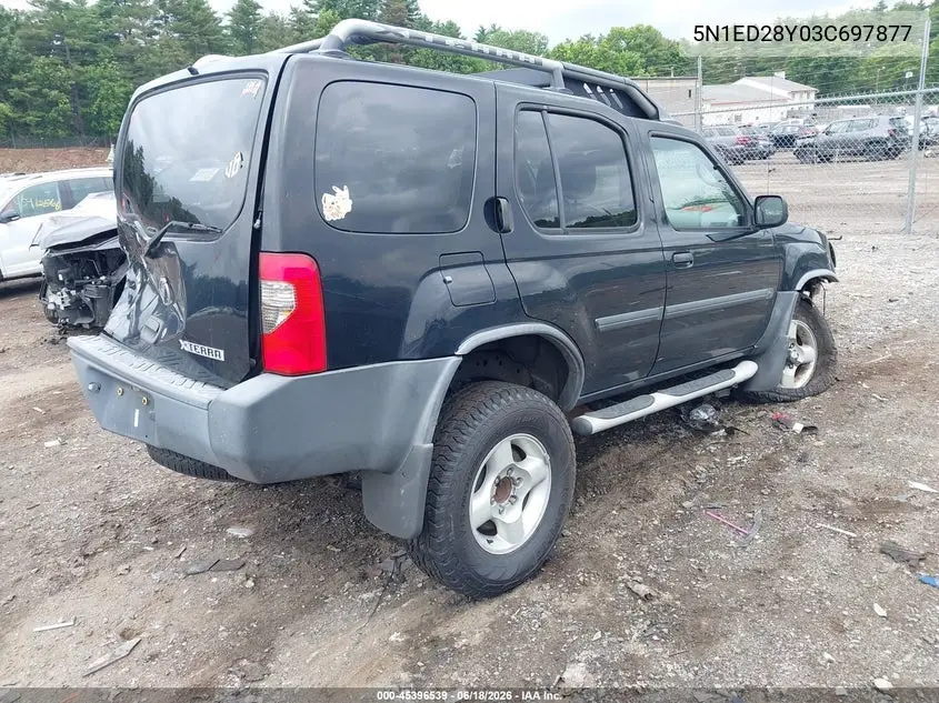 2003 Nissan Xterra Xe VIN: 5N1ED28Y03C697877 Lot: 45396539