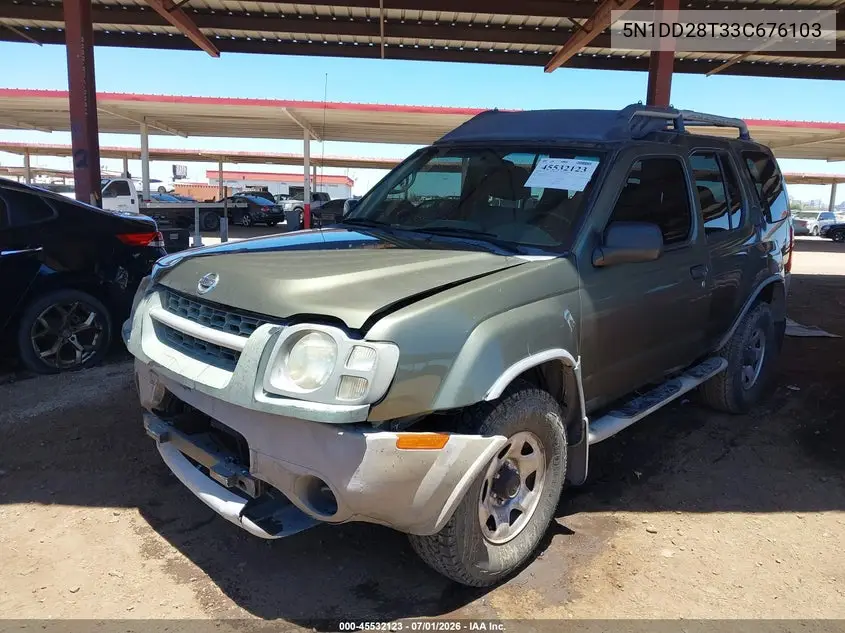 2003 Nissan Xterra Xe I4 VIN: 5N1DD28T33C676103 Lot: 45532123