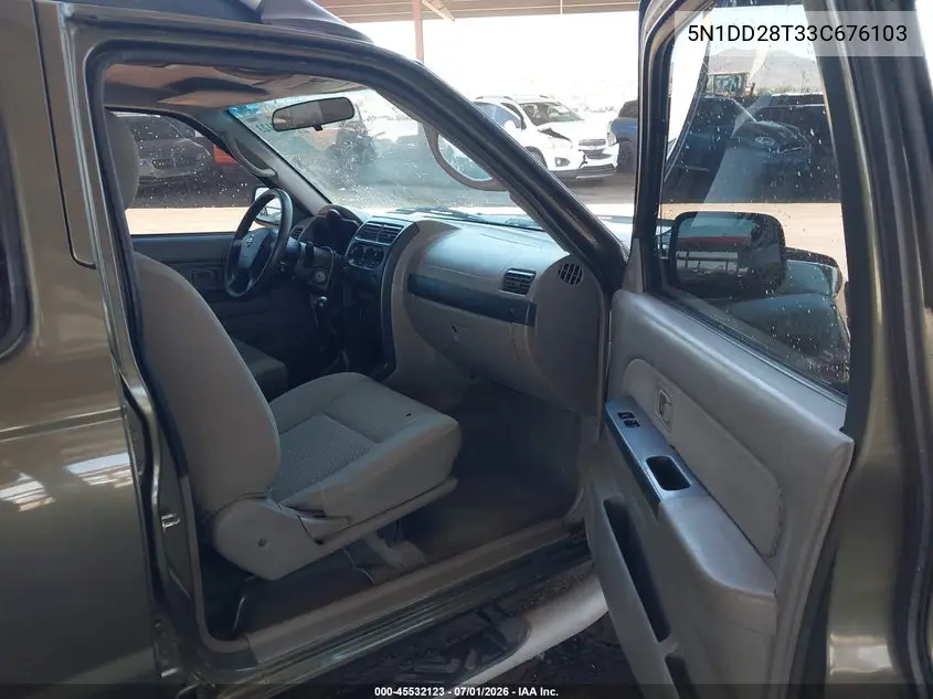 2003 Nissan Xterra Xe I4 VIN: 5N1DD28T33C676103 Lot: 45532123