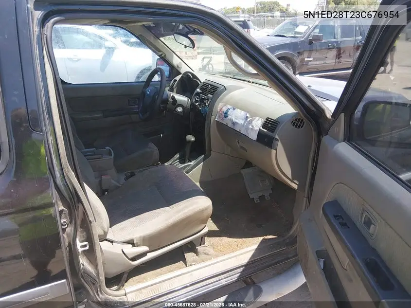 2003 Nissan Xterra Xe VIN: 5N1ED28T23C676954 Lot: 45687628