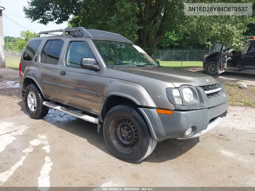 2004 Nissan Xterra Xe VIN: 5N1ED28Y84C673537 Lot: 45246214
