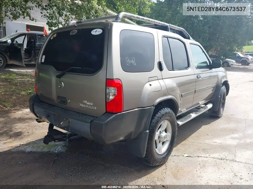 2004 Nissan Xterra Xe VIN: 5N1ED28Y84C673537 Lot: 45246214