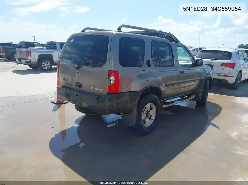 2004 Nissan Xterra Xe VIN: 5N1ED28T34C659064 Lot: 45250816