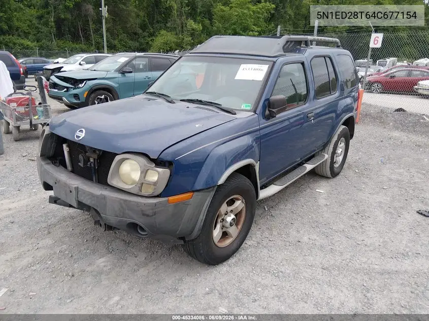 2004 Nissan Xterra Xe VIN: 5N1ED28T64C677154 Lot: 45334086