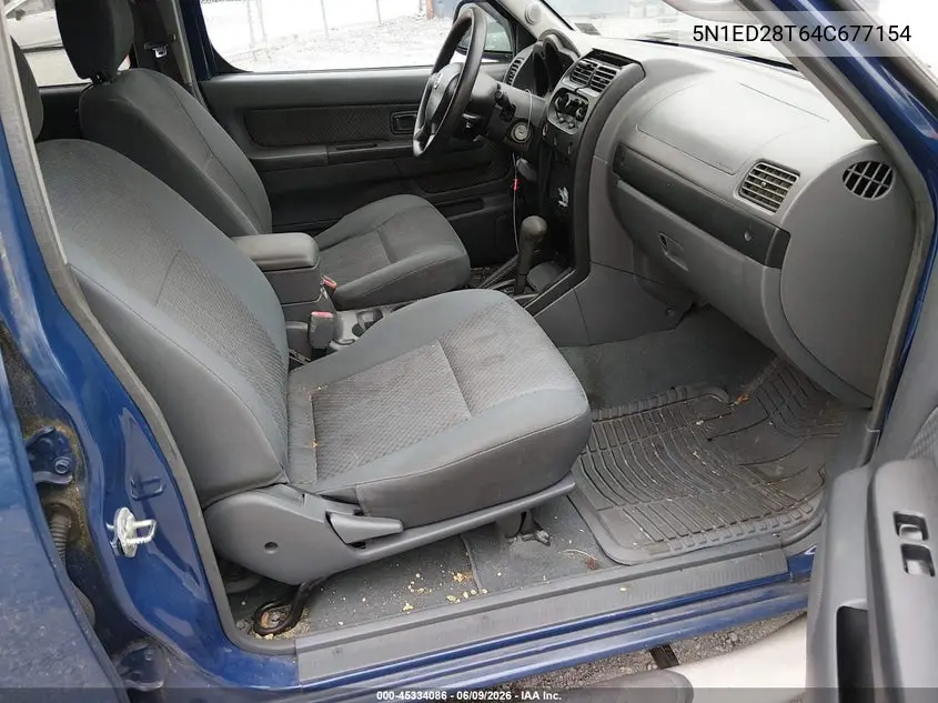 2004 Nissan Xterra Xe VIN: 5N1ED28T64C677154 Lot: 45334086