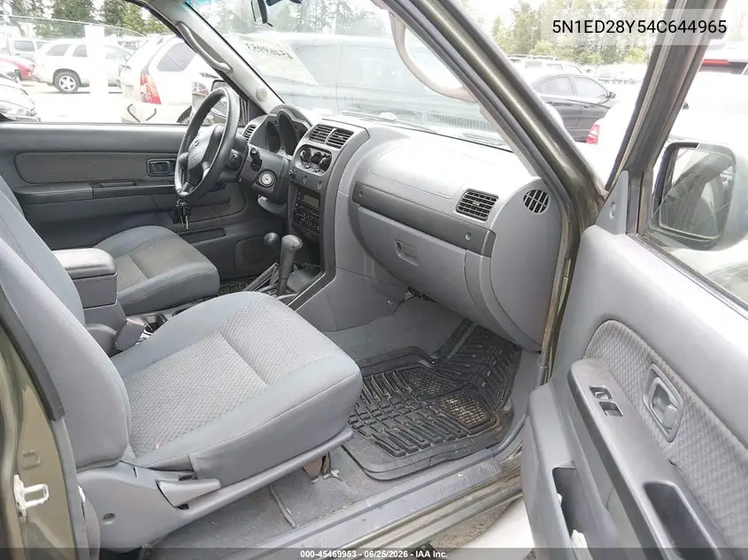 2004 Nissan Xterra Xe VIN: 5N1ED28Y54C644965 Lot: 45469953