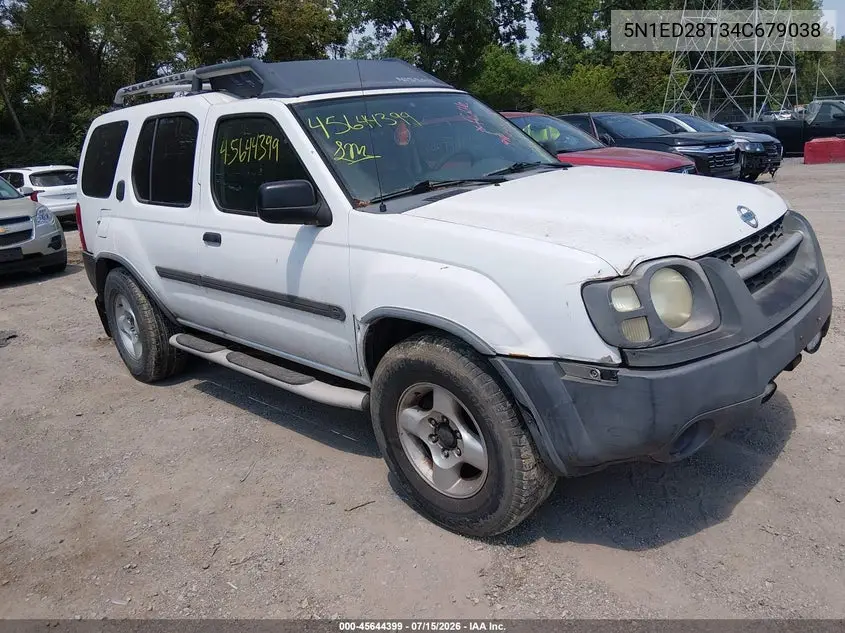 2004 Nissan Xterra Xe VIN: 5N1ED28T34C679038 Lot: 45644399