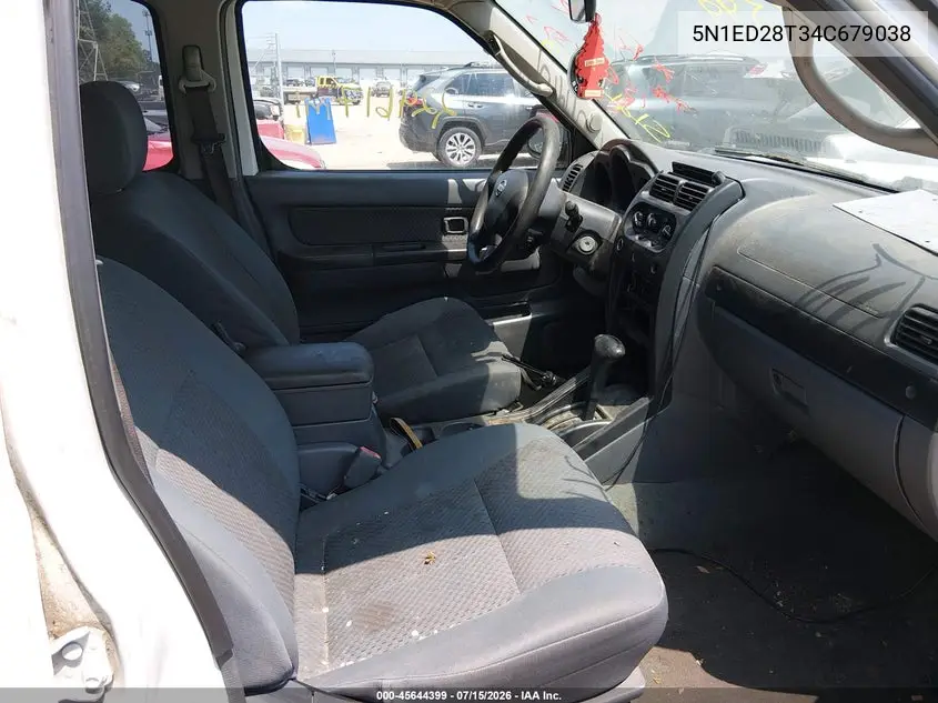 2004 Nissan Xterra Xe VIN: 5N1ED28T34C679038 Lot: 45644399