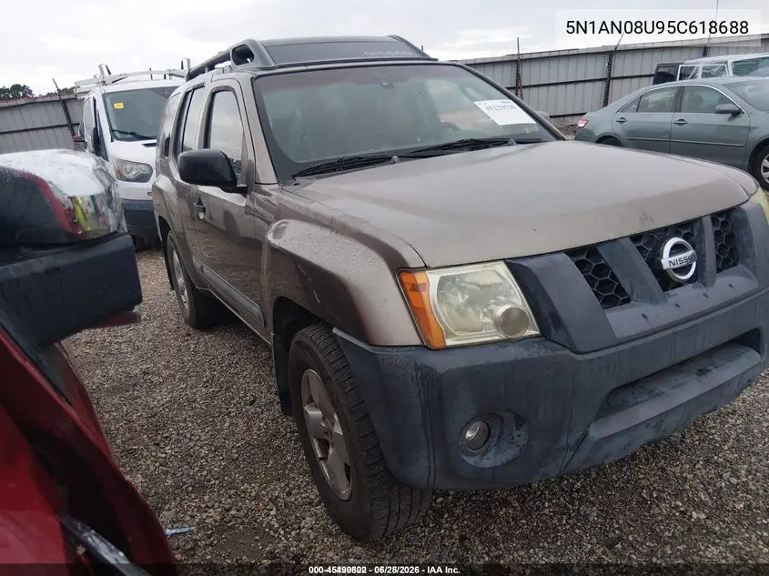 2005 Nissan Xterra Se VIN: 5N1AN08U95C618688 Lot: 45490802