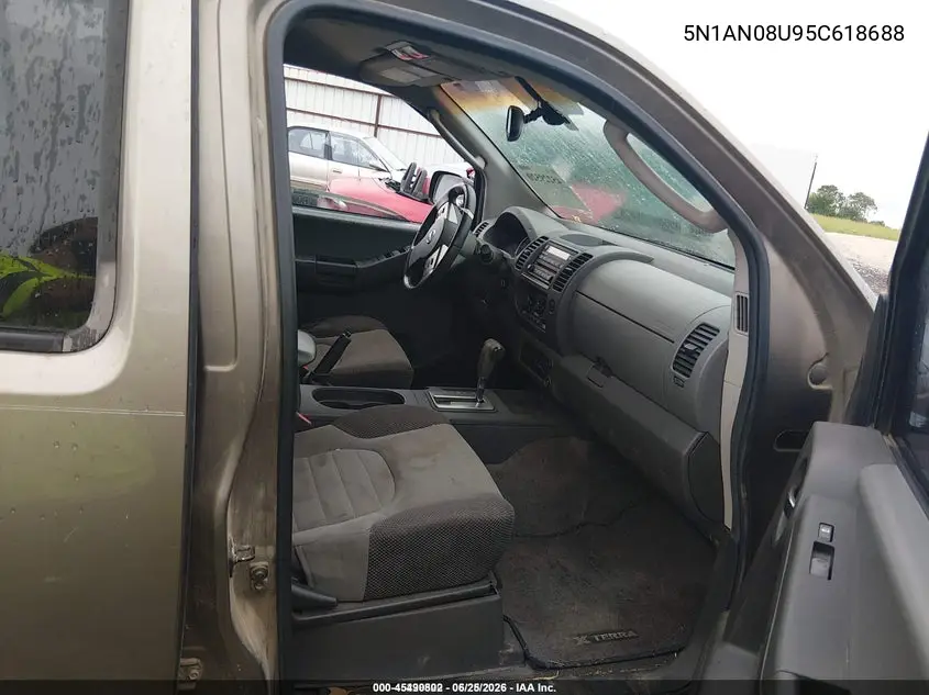 2005 Nissan Xterra Se VIN: 5N1AN08U95C618688 Lot: 45490802