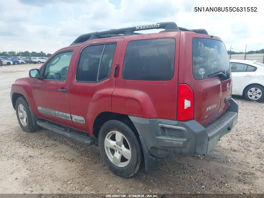 2005 Nissan Xterra Se VIN: 5N1AN08U55C631552 Lot: 45557196