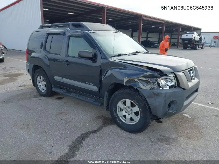 5N1AN08U06C545938 2006 Nissan Xterra Off Road