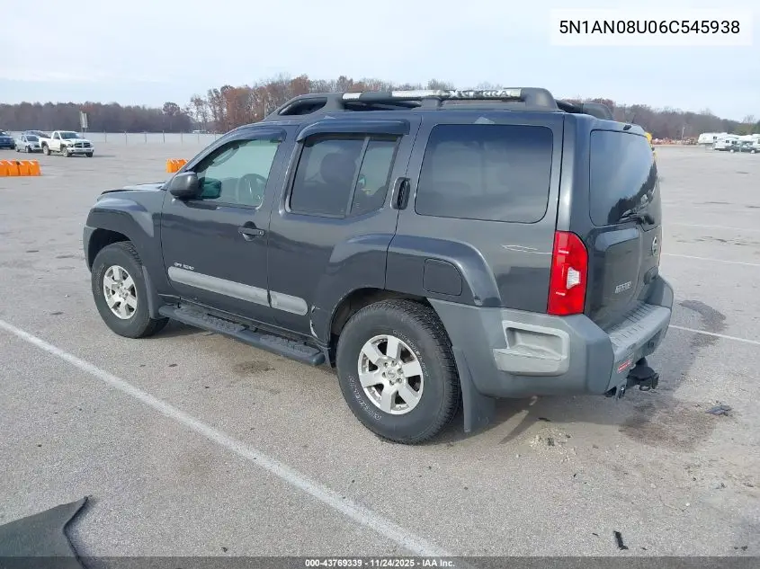 5N1AN08U06C545938 2006 Nissan Xterra Off Road