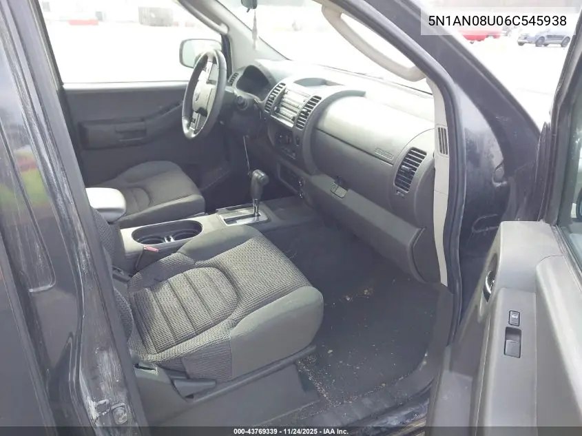 5N1AN08U06C545938 2006 Nissan Xterra Off Road