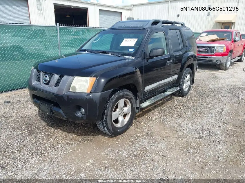 2006 Nissan Xterra Se VIN: 5N1AN08U66C501295 Lot: 45260431