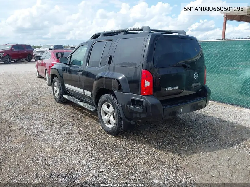 2006 Nissan Xterra Se VIN: 5N1AN08U66C501295 Lot: 45260431